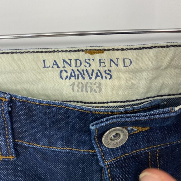 Lands End Canvas | Size 29. Straight Dark jeans - Picture 5 of 9